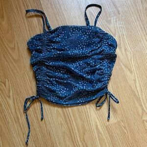 SO Women's Navy and Purple Patterned Camisole